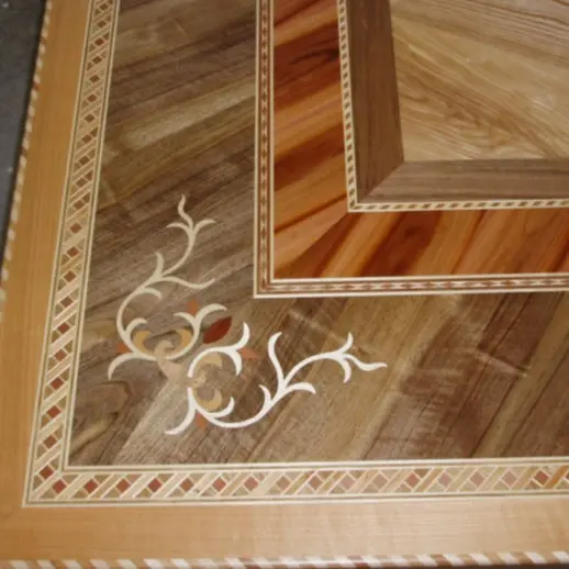 Original Montafonertisch mit Intarsien